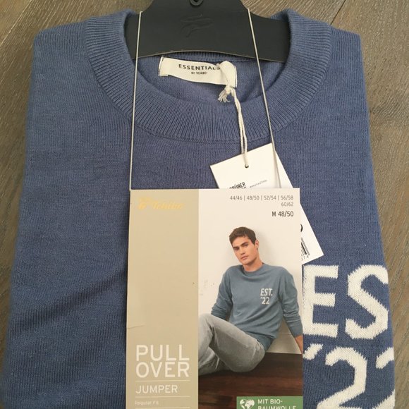 Baby Blue Men's Sweater - Picture 5 of 5